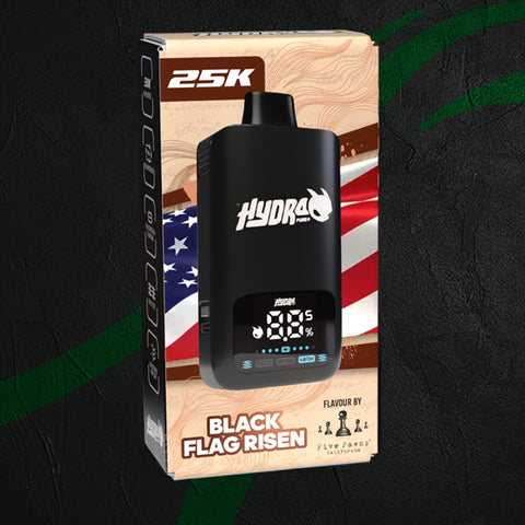 Disposable Pod Hydra Hydra x Five Pawns - Pro 25000 Disposable Flavour Pod Black Flag Risen / 12mg