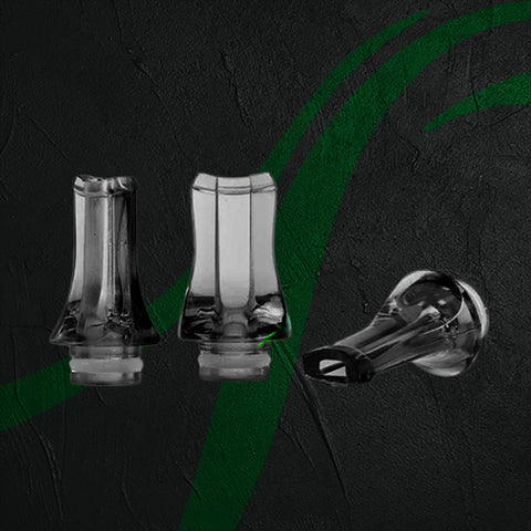 Drip Tip The Vapery The Vapery - 510 Drip Tip Flat Collection Short Black