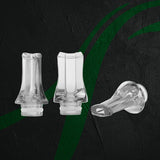 Drip Tip The Vapery The Vapery - 510 Drip Tip Flat Collection Short Clear