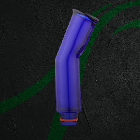 Drip Tip The Vapery The Vapery - 510 Drip Tip Glass Collection Long Blue