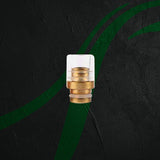 Drip Tip The Vapery The Vapery - 510 Drip Tip Glass Collection Short Gold