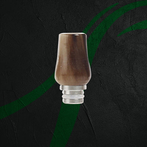 Drip Tip The Vapery The Vapery - 510 Drip Tip Ivory Collection Long Bulb Ivory