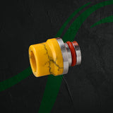 Drip Tip The Vapery The Vapery - 510 Drip Tip Stone Collection Yellow Crack (SHORT)