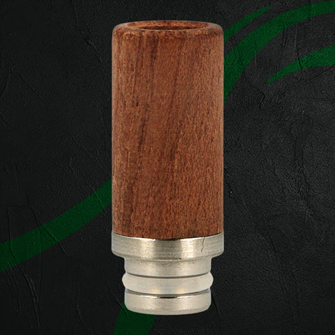 Drip Tip The Vapery The Vapery - 510 Drip Tip Wood Collection Long Brown Wood