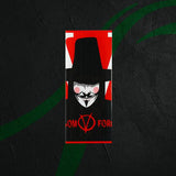 Battery Cover The Vapery 18650 Battery Re-Wraps (Cartoon Characters) V for Vendetta