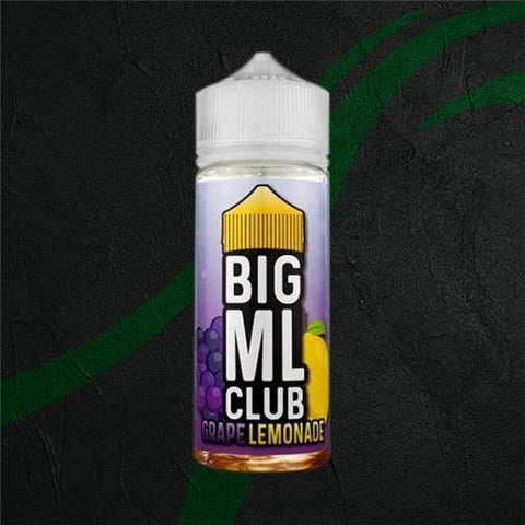 E-Liquid BIG ML Club by Dinner Lady (UK) BIG ML Club by Dinner Lady - Grape Lemonade 3mg / 120ml