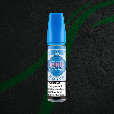 E-Liquid Dinner Lady (UK Premium) Dinner Lady - Blue Menthol 3mg / 60ml