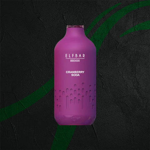 Disposable Device Elf Bar Elf Bar - BB3000 Puff Disposable Device Cranberry Soda / 50mg