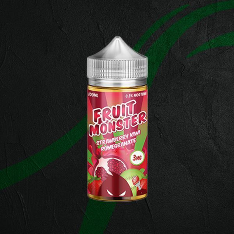 E-Liquid The Vapery Fruit Monster - Strawberry Kiwi Pomegranate 3mg / 100ml