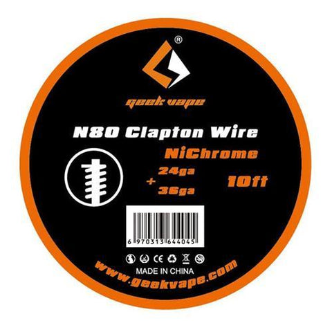 Wire GeekVape GeekVape - 10ft N80 (24GA + 36GA) Clapton Wire