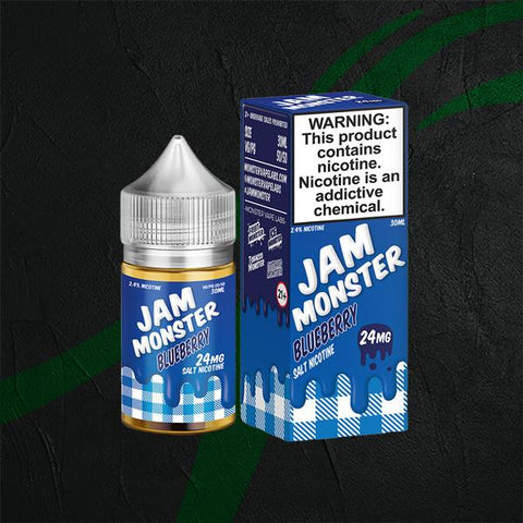 E-Liquid Jam Monster Jam Monster Nic Salts - Blueberry 24mg