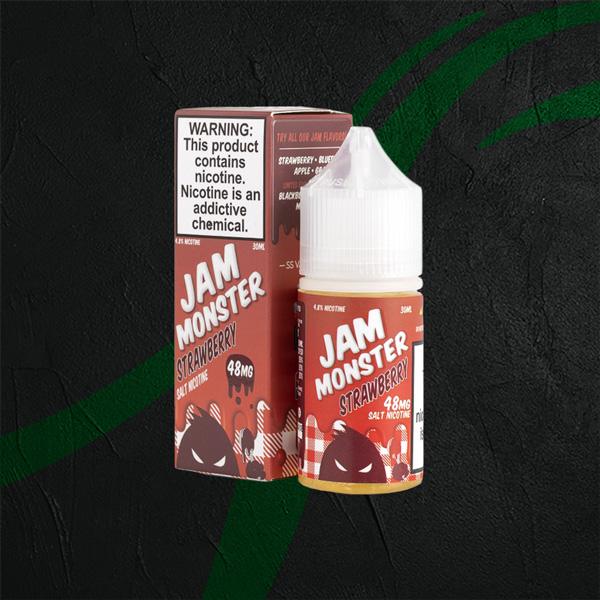 E-Liquid Jam Monster Jam Monster Nic Salts - Strawberry 48mg