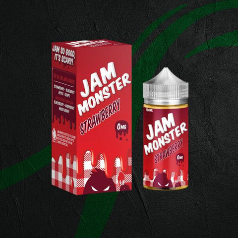 E-Liquid Jam Monster Jam Monster - Strawberry 3mg / 100ml