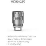 Coil Smok Smok - TFV4 Micro CLP2 0.3 Ohm - Replacement Coil (Singles)