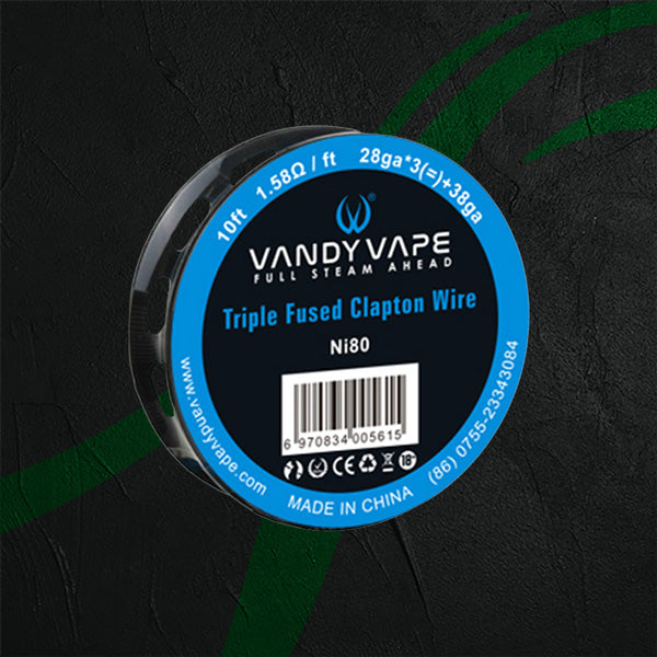 Wire Vandy Vape Vandy Vape - Triple Fused Clapton Ni80 Wire Spool
