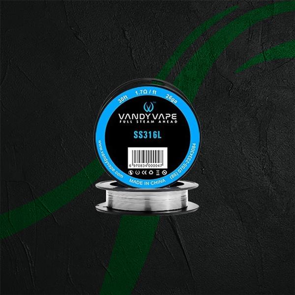 Wire Vandy Vape Vandy Vape - Wire Spool SS316L 24GA (30ft)