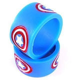 Vape Band The Vapery Vape Band - Embossed Superhero Style Captain America