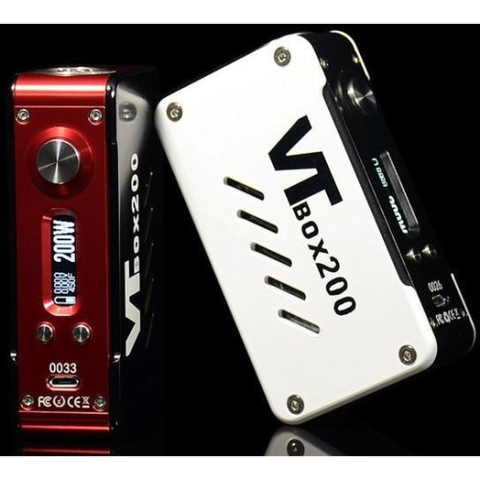 Regulated Mods The Vapery VapeCige - VTBox 200 Watt (Red & Black)