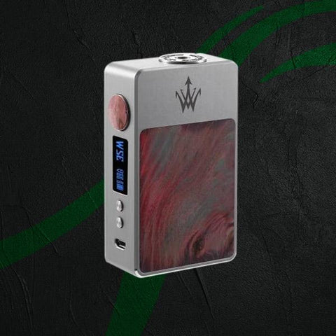 Mod Woody Vapes Woody Vapes - Stabilized Wood X200 TC Box Mod Silver